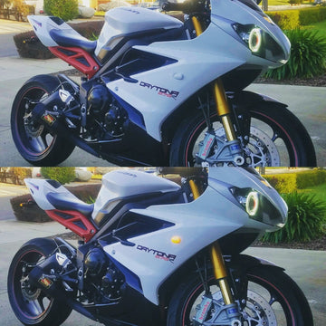 AFCSignals Turn Signals Flush Mount Indicators for Triumph Daytona 675